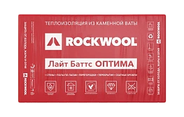 Утеплитель Роквул Лайт Баттс Оптима 50x600x1000 мм 6 кв. м - фотография 1