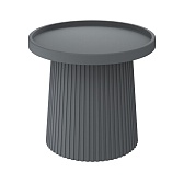 Журнальный столик круглый темно-серый Sheffilton SHT-CT94