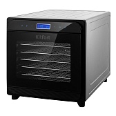 Сушилка для овощей и фруктов Kitfort КТ-1934 черно-серебристая