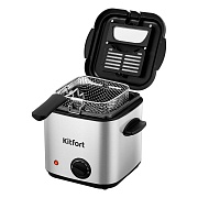 Фритюрница Kitfort КТ-6541 серая/черная
