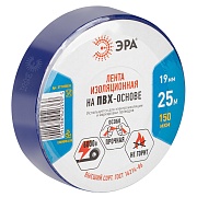 Изолента Эра ET1925 ПВХ синяя 19 мм 25 м Изолента Эра ET1925 ПВХ синяя 19 мм 25 м