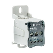 Блок распределительный EKF PROxima на DIN-рейку и монтажную панель 50х70х33 мм 690 В IP20 80 А (plc-kbr80)