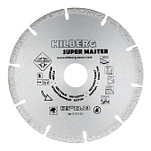 Диск алмазный по металлу Hilberg 125х22,2х1,7 мм сегментный сухой рез (510125)