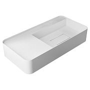 Раковина Abber Stein 80 см подвесная белая матовая (AS2627-0.8)