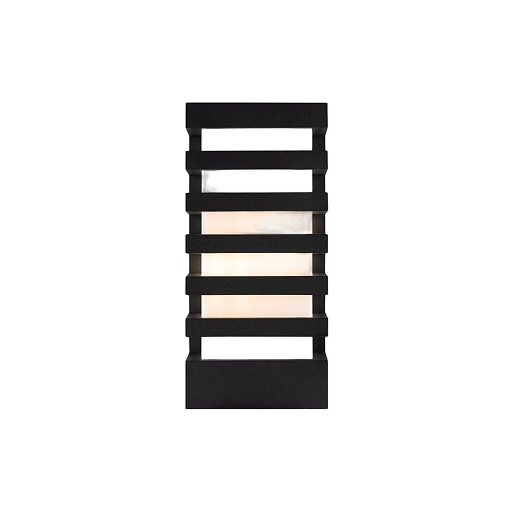 Светильник садово-парковый настенный Outdoor Remsa черный E14 120 Вт IP54 (O034WL-02B)