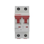 Автоматический выключатель модульный DKC Yon Max MD63N 2P 63А тип C 6 кА 400 В (MD63N-2PC63)