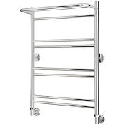 Полотенцесушитель водяной Сунержа ВСП-34 800х500 мм лесенка с боковым подключением 500 мм с полкой хром