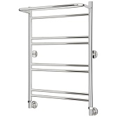 Полотенцесушитель водяной Сунержа ВСП-34 800х500 мм лесенка с боковым подключением 500 мм с полкой хром