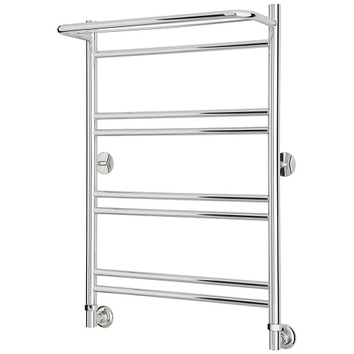 Полотенцесушитель водяной Сунержа ВСП-34 800х500 мм лесенка с боковым подключением 500 мм с полкой хром