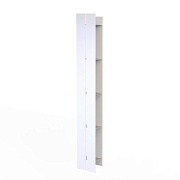 Полка для ванной Flow Skyline пятиярусная 150х96х1000 мм металл белая (Fl-sky-pr15-б)