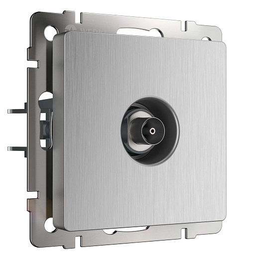 Розетка телевизионная Werkel встраиваемая серебряная рифленая (a051363) Розетка телевизионная Werkel встраиваемая серебряная рифленая (a051363)