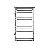 Полотенцесушитель водяной Indigo Brace 1000х500 мм лесенка с боковым подключением 600 мм слева с полкой хром