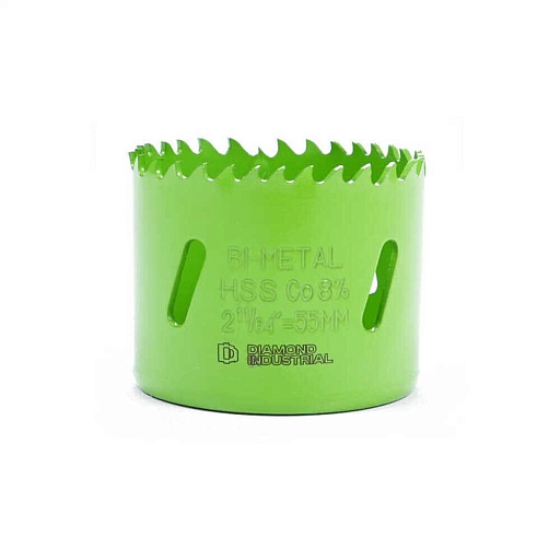 Коронка биметаллическая Diamond Industrial (DIDBIMCO855) универсальная d55 мм Коронка биметаллическая Diamond Industrial (DIDBIMCO855) универсальная d55 мм