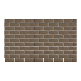 Панель фасадная гибкая Docke Standard Brick 1000х250 мм бежевая 2,5 кв.м