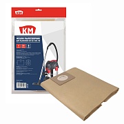 Мешок для пылесоса КМ 20 л к модели VC-1201/20 бумага для сухой уборки (5 шт.) (PBVC-20) Мешок для пылесоса КМ 20 л к модели VC-1201/20 бумага для сухой уборки (5 шт.) (PBVC-20)