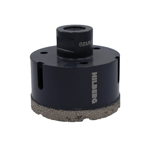 Коронка алмазная Hilberg Super Hard (HH668) по керамограниту 68 мм Коронка алмазная Hilberg Super Hard (HH668) по керамограниту 68 мм