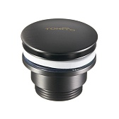 Донный клапан Tokito клик-клак 1 1/4 графит (TOK-SHI-64GM)