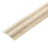 Порог алюминиевый одноуровневый стык 80х1800 мм дуб беленый Порог алюминиевый одноуровневый стык 80х1800 мм дуб беленый