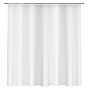Штора для ванны Fora Wave 2000х1800 мм полиэстер белая (FOR-WAV200)