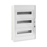 Щит распределительный встраиваемый DKC Frame пластиковый IP40 612х442х114 мм 54 модуля прозрачная дверь (F54B1WTDIY)