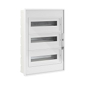 Щит распределительный встраиваемый DKC Frame пластиковый IP40 612х442х114 мм 54 модуля прозрачная дверь (F54B1WTDIY) Щит распределительный встраиваемый DKC Frame пластиковый IP40 612х442х114 мм 54 модуля прозрачная дверь (F54B1WTDIY)