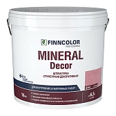 Штукатурка декоративная структурная Finncolor Mineral Decor шуба белая 1,5 мм 16 кг Штукатурка декоративная структурная Finncolor Mineral Decor шуба белая 1,5 мм 16 кг