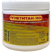 Герметик силикатный для печей и каминов Огнетитан 1500 черный 1 кг