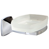 Мыльница для ванной WasserKraft Wern K-2500 с держателем стекло/металл хром (K-2529) Мыльница для ванной WasserKraft Wern K-2500 с держателем стекло/металл хром (K-2529)