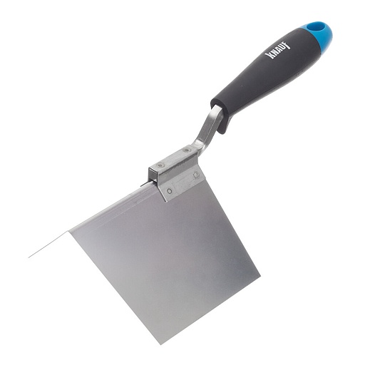 Шпатель Knauf с пластиковой ручкой для внешних углов (4698) Шпатель Knauf с пластиковой ручкой для внешних углов (4698)
