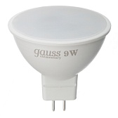 Лампа светодиодная Gauss GU5.3 6500К 9 Вт 680 Лм 180-240 В рефлектор MR16 матовая Лампа светодиодная Gauss GU5.3 6500К 9 Вт 680 Лм 180-240 В рефлектор MR16 матовая