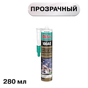 Герметик силиконовый для аквариумов и стекла Akfix 100AQ прозрачный 280 мл