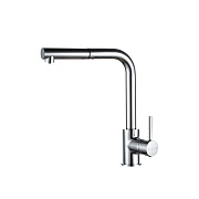 Смеситель для кухни Rossinka Z хром с высоким изливом с вытяжной лейкой с подключением к фильтру однорычажный (Z35-37) Смеситель для кухни Rossinka Z хром с высоким изливом с вытяжной лейкой с подключением к фильтру однорычажный (Z35-37)