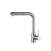 Смеситель для кухни Rossinka Z хром с высоким изливом с вытяжной лейкой с подключением к фильтру однорычажный (Z35-37) Смеситель для кухни Rossinka Z хром с высоким изливом с вытяжной лейкой с подключением к фильтру однорычажный (Z35-37)