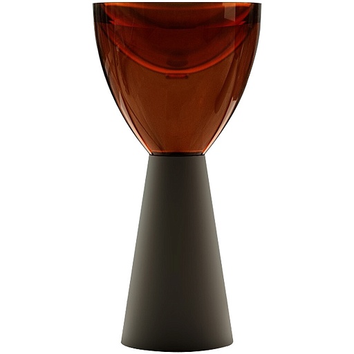 Раковина Abber Kristall 450 мм напольная черная/коричневая (AT2703Black-Opal)