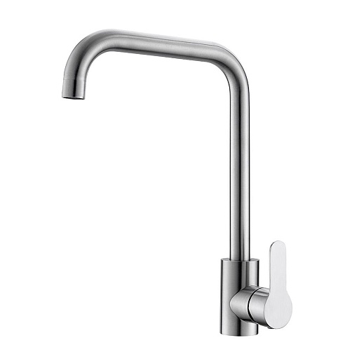 Смеситель для кухни Corsa Deco Everest нержавеющая сталь с высоким изливом однорычажный (966375)