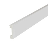 Плинтус экополимер Grace MK40 40х10х2000 мм белый (ТП10035147)