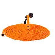 Шланг поливочный 1/2-3/4 80 м однослойный Вихрь растягивающийся 7 режимов (73/7/2/38) Шланг поливочный 1/2-3/4 80 м однослойный Вихрь растягивающийся 7 режимов (73/7/2/38)