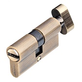 Цилиндр Palladium 60 C BK AB 60 30х30 мм ключ/вертушка античная бронза Цилиндр Palladium 60 C BK AB 60 30х30 мм ключ/вертушка античная бронза