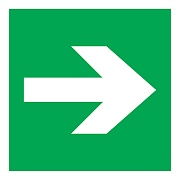 Наклейка Rexant эвакуационный знак Направляющая стрелка самоклеящаяся 200х200 мм (5 шт.) Наклейка Rexant эвакуационный знак Направляющая стрелка самоклеящаяся 200х200 мм (5 шт.)