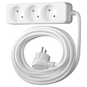 Удлинитель Фотон 3 розетки 10 м ПВС 2х0,75 кв.мм 10 А 2,5 кВт белый (21205)