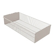 Корзина выдвижная металлическая белая 563х440х181 мм Титан-GS Корзина выдвижная металлическая белая 563х440х181 мм Титан-GS