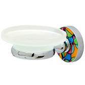 Мыльница для ванной WasserKraft Diemel K-2200 с держателем стекло/металл хром (K-2229) Мыльница для ванной WasserKraft Diemel K-2200 с держателем стекло/металл хром (K-2229)