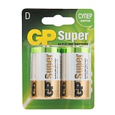 Батарейка GP Batteries Super D LR20 1,5 В (2 шт.) Батарейка GP Batteries Super D LR20 1,5 В (2 шт.)