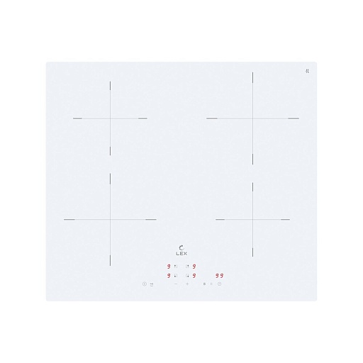 Варочная панель индукционная Lex EVI 640A WH 4 конфорки белая Варочная панель индукционная Lex EVI 640A WH 4 конфорки белая
