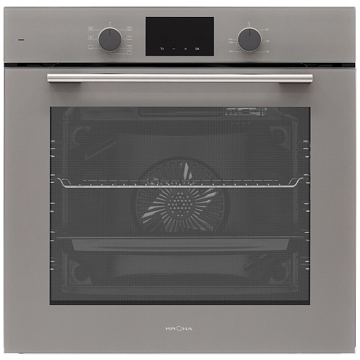 Духовой шкаф электрический встраиваемый Krona Mysterium 60 GR 595 мм серый Духовой шкаф электрический встраиваемый Krona Mysterium 60 GR 595 мм серый