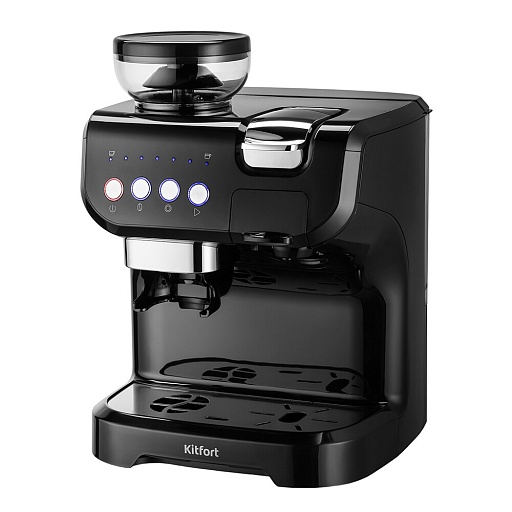 Кофеварка капсульная/рожковая Kitfort КТ-7107 черная