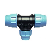 Тройник ПНД Unidelta компрессионный переходной 32х20х32 мм Тройник ПНД Unidelta компрессионный переходной 32х20х32 мм