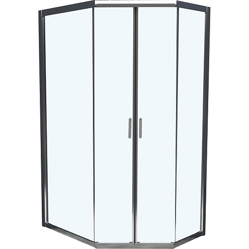 Душевой уголок BelBagno Uno хром 120х90х195 см пятиугольник стекло прозрачное 5 мм (UNO-195-PH-2-120/90-C-Cr) Душевой уголок BelBagno Uno хром 120х90х195 см пятиугольник стекло прозрачное 5 мм (UNO-195-PH-2-120/90-C-Cr)