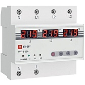 Реле выбора фаз EKF PROxima (RVF-3-63a) 230 В 63 А тип AC Реле выбора фаз EKF PROxima (RVF-3-63a) 230 В 63 А тип AC