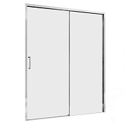 Душевая дверь Abber Komfort стекло прозрачное 170х200 см профиль хром 8 мм раздвижная (AG93170)